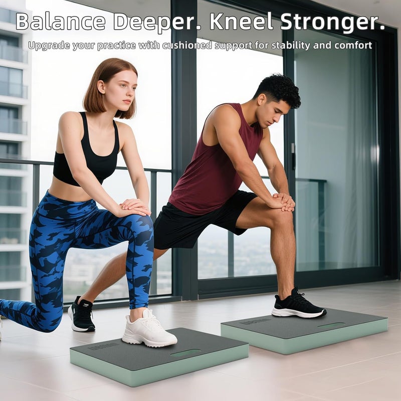 WUWAN Yoga kneeling mat, 1.5inch Thick,Knee Push-ups, Plank Support & Yoga Elbows/Knees Mat Provides Cushion for Kneeling & Elbows - Image 3